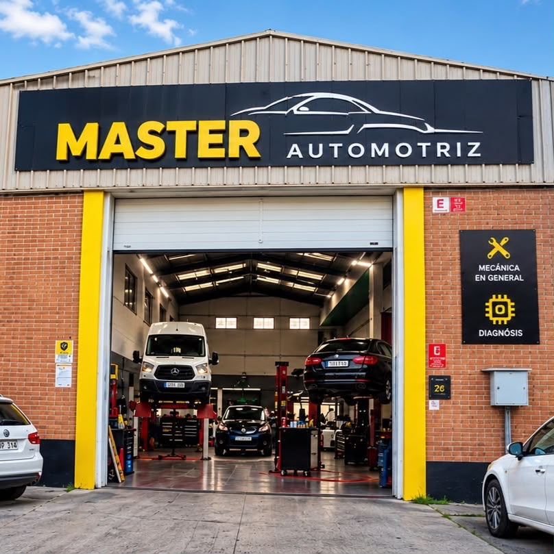 Fachada de Máster Automotriz en Mutilva Baja, Pamplona